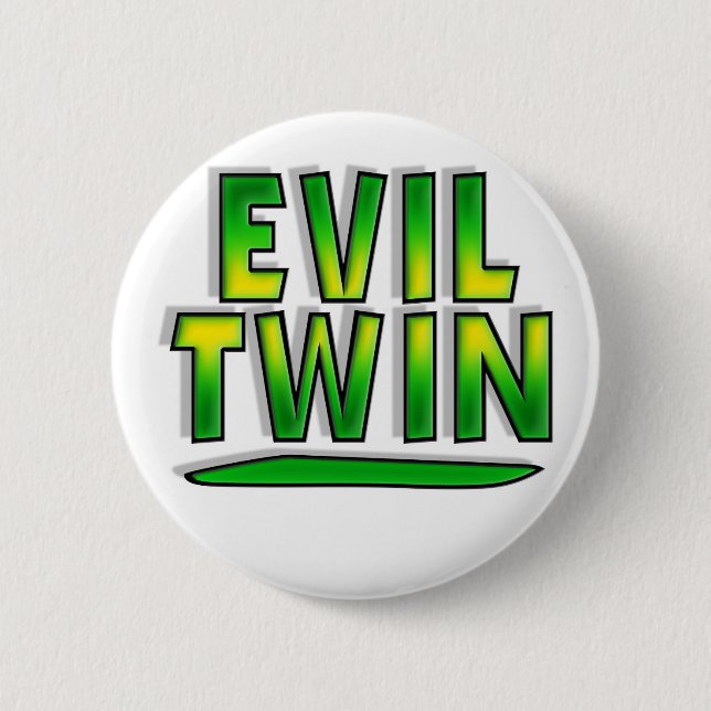 Badge Rond 5 Cm Jumeau de mal (Devant)