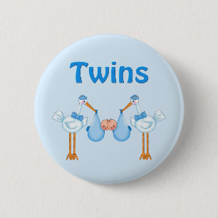 Badge Rond 5 Cm Jumeaux