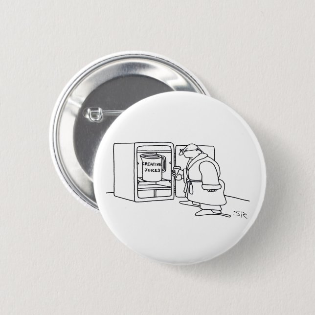 Badge Rond 5 Cm Jus créatifs bouton rond standard (Devant & derrière)