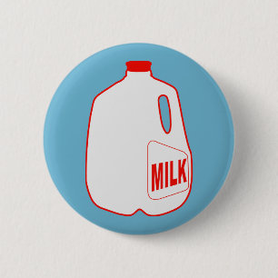 Badge Rond 5 Cm Jus de lait