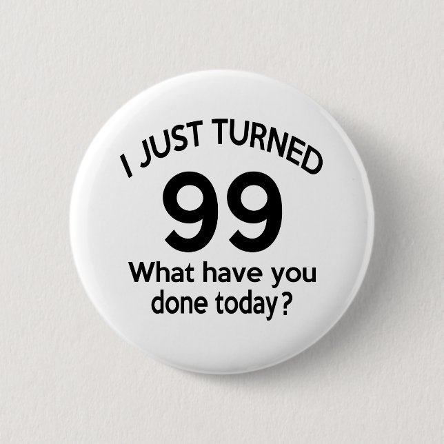 Badge Rond 5 Cm Juste 99 tournés (Devant)
