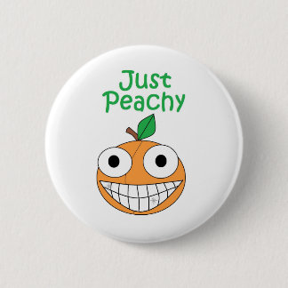 Badge Rond 5 Cm Juste bouton couleur pêche