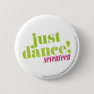 Badge Rond 5 Cm Juste danse - vert