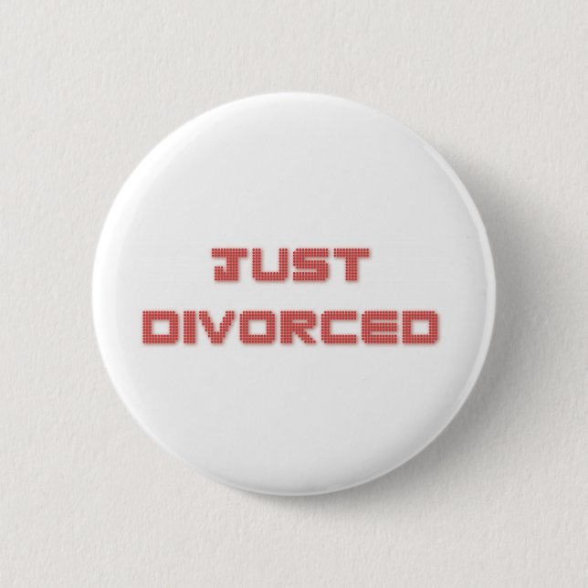Badge Rond 5 Cm Juste divorcé (Devant)