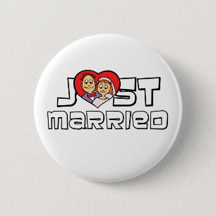 Badge Rond 5 Cm Juste marié