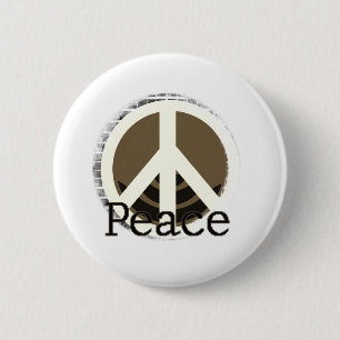Badge Rond 5 Cm Juste paix