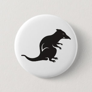 Badge Rond 5 Cm Juste un rat
