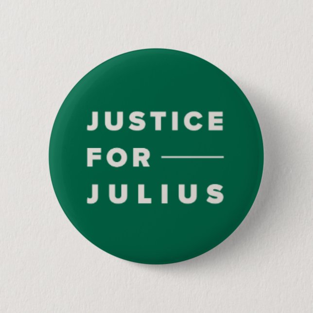 Badge Rond 5 Cm Justice pour Julius Buttons (Devant)