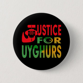 BADGE ROND 5 CM JUSTICE POUR OUYGHURS
