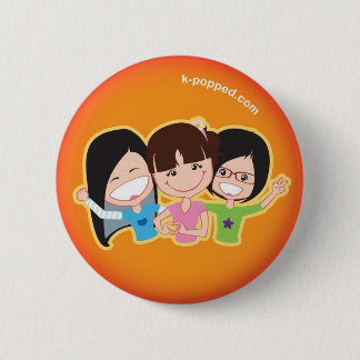 Badge Rond 5 Cm K-sauté ! Bouton de trio