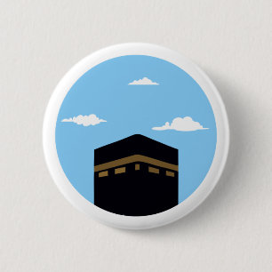 Badge Rond 5 Cm Kaaba Masjid al-Haram - Jour