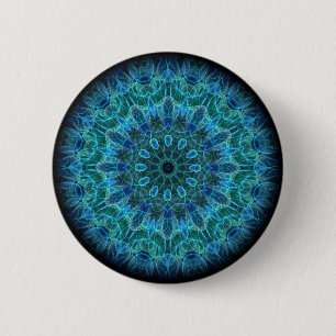 Badge Rond 5 Cm Kaléidoscope sous-marin de beauté