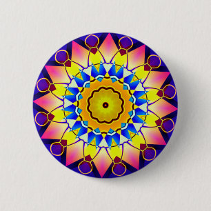Badge Rond 5 Cm Kaleidoscopic 070714(3)