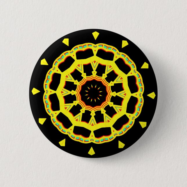 Badge Rond 5 Cm Kaleidoscopic 110714(7) (Devant)
