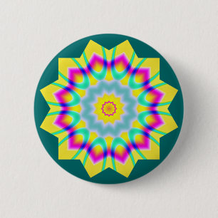 Badge Rond 5 Cm Kaleidoscopic 260614(1)