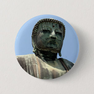 Badge Rond 5 Cm kamakura Bouddha