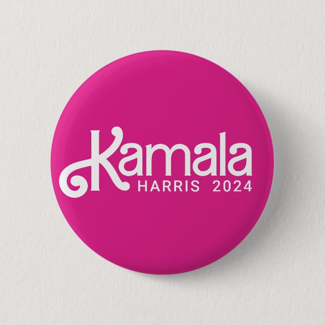 Badge Rond 5 Cm Kamala HARRIS 2024 (Devant)
