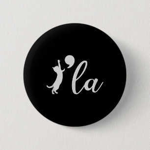 Badge Rond 5 Cm Kamala Harris 2024 Cat Lady Président Comma La Fun