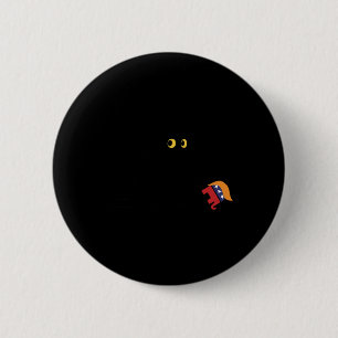 Badge Rond 5 Cm Kamala Harris 2024 Victoire Chat Noir Contre Éléph