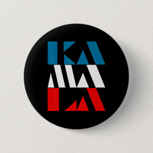 Badge Rond 5 Cm Kamala Harris 47e