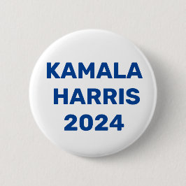 Badge Rond 5 Cm Kamala Harris Pour Président 2024