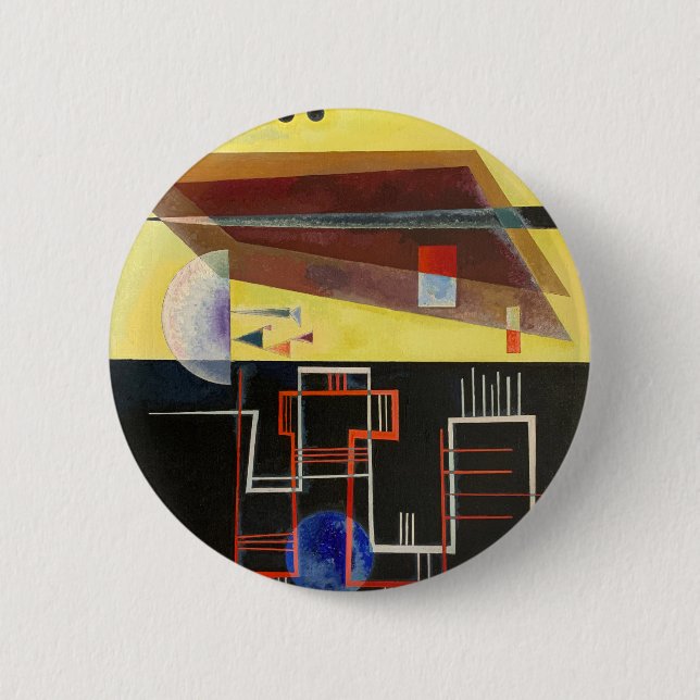 Badge Rond 5 Cm Kandinsky Inner Alliance Abstraite (Devant)