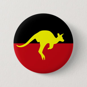 Badge Rond 5 Cm Kangourou