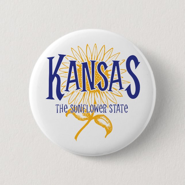 Badge Rond 5 Cm Kansas (Devant)