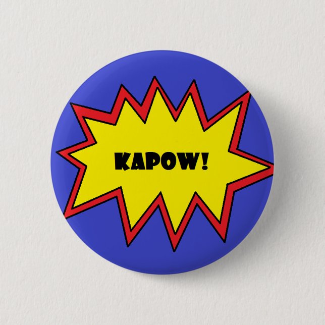 Badge Rond 5 Cm Kapow ! (Devant)