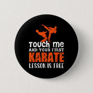 Badge Rond 5 Cm Karate Karate Karate Karate Pour Enfants Karate Ra