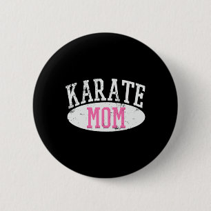 Badge Rond 5 Cm Karate Maman 2