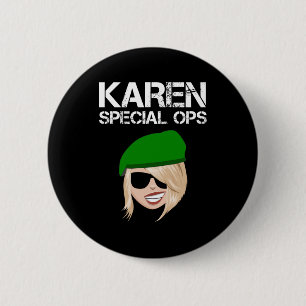 Badge Rond 5 Cm Karen Opérations spéciales