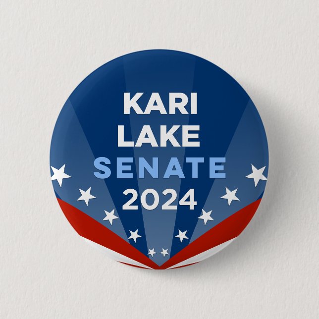 Badge Rond 5 Cm Kari Lake Arizona Sénat américain 2024 (Devant)