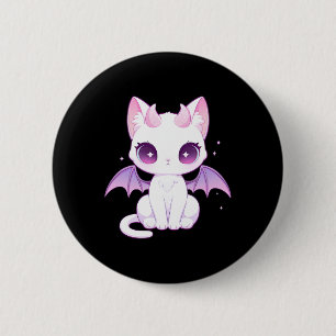 Badge Rond 5 Cm Kawaii Pastel Goth Déplaisant Cute Démon Witchy ai