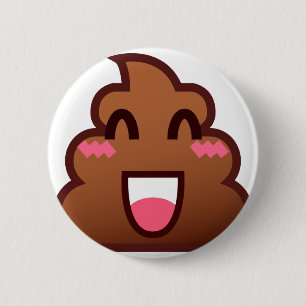 Badge Rond 5 Cm kawaii poop emojis