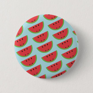 Badge Rond 5 Cm Kawaii Watermelon