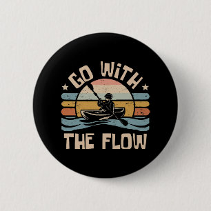Badge Rond 5 Cm kayak-drôle