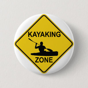 Badge Rond 5 Cm Kayaking