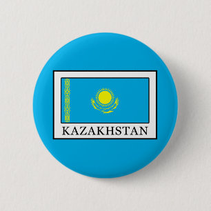 Badge Rond 5 Cm Kazakhstan