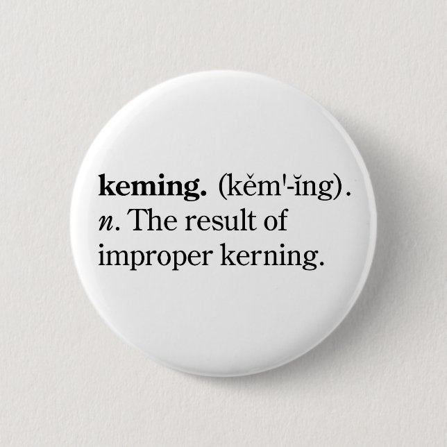 Badge Rond 5 Cm Keming (Devant)