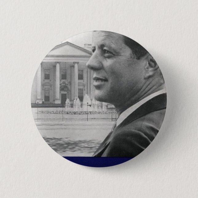 Badge Rond 5 Cm Kennedy - un moment pour la grandeur (Devant)