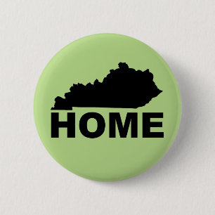 Badge Rond 5 Cm Kentucky Maison loin de la broche de l'état Bouton