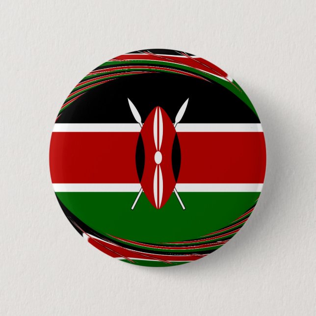 Badge Rond 5 Cm Kenya (Devant)