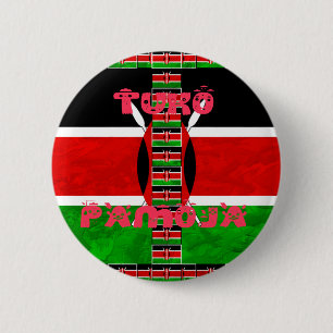 Badge Rond 5 Cm Kenya Tuko Pamoja