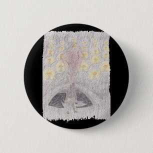 Badge Rond 5 Cm Khaos Crystal