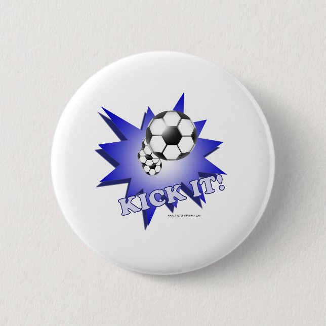 Badge Rond 5 Cm Kick It! (Devant)