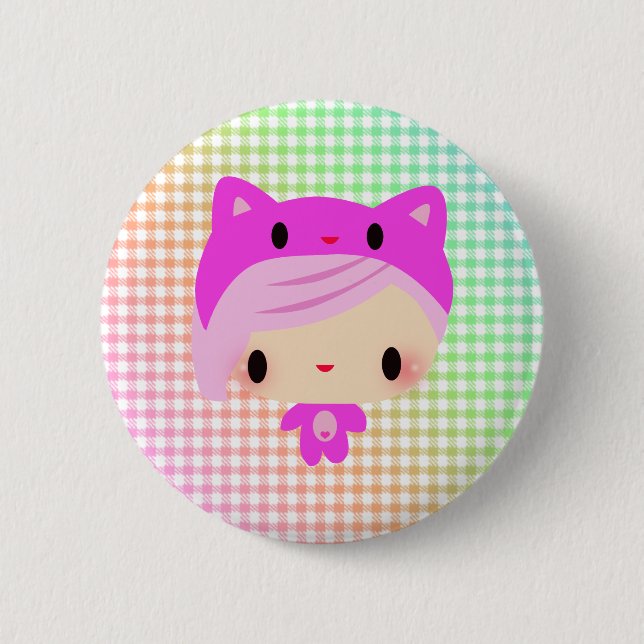 Badge Rond 5 Cm Kiki-Chan (Devant)