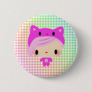 Badge Rond 5 Cm Kiki-Chan