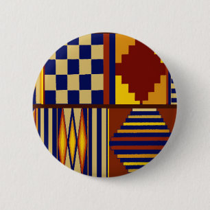 Badge Rond 5 Cm Kilim Prayer Conception du tapis