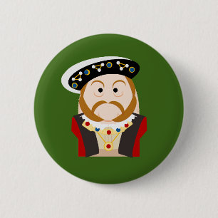 Badge Rond 5 Cm King Henri VIII